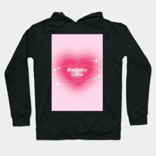 Radiate Love Pink Heart Aura Hoodie